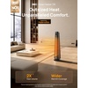 image:imageDREO Space Heater Large Room 120 Oscillation 30 Heaters with Remote  Adjustable Thermostat 5 Heat amp 3 Fan levels 8 Safety Protection ECO Mode 112H Timer 25dB Quiet Heater for Office BlackBlack
