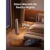 image:imageDREO Space Heater Large Room 120 Oscillation 30 Heaters with Remote  Adjustable Thermostat 5 Heat amp 3 Fan levels 8 Safety Protection ECO Mode 112H Timer 25dB Quiet Heater for Office BlackSilver