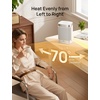 image:imageDREO Space Heater Portable Electric Heaters for Indoor Use with Thermostat  70Oscillation Remote ECO 12H Timer 5 Modes Safe Quiet Room Heater for Bedroom 1500W PTC Ceramic Heater for OfficeStarlight