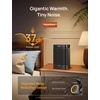 image:imageDREO Space Heater Portable Electric Heaters for Indoor Use with Thermostat  70Oscillation Remote ECO 12H Timer 5 Modes Safe Quiet Room Heater for Bedroom 1500W PTC Ceramic Heater for OfficeBlack