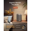 image:imageDREO Space Heater Portable Electric Heaters for Indoor Use with Thermostat  70Oscillation Remote ECO 12H Timer 5 Modes Safe Quiet Room Heater for Bedroom 1500W PTC Ceramic Heater for OfficeSilver