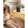 image:imageDREO Space Heater Portable Electric Heaters for Indoor Use with Thermostat  70Oscillation Remote ECO 12H Timer 5 Modes Safe Quiet Room Heater for Bedroom 1500W PTC Ceramic Heater for OfficeBlack