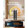 image:imageDREO Space Heaters for Indoor Use with Thermostat 1500W Electric Heaters  Fast Heating Quiet Operation 70 Oscillation Remote Control 12H Timer ECO Mode ETLCertified Safety Heat for Large RoomGold