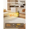 image:imageDREO Space Heaters for Indoor Use with Thermostat 1500W Electric Heaters  Fast Heating Quiet Operation 70 Oscillation Remote Control 12H Timer ECO Mode ETLCertified Safety Heat for Large RoomGold