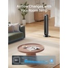 image:imageDREO Tower Fan for Bedroom 28fts Velocity 20dB Ultra Quiet 8 Speeds  2026 Upgraded DC Motor 90 Oscillating 4 Modes Standing Fan Bladeless Fan for Indoors Floor Fans with Remote BlackPure Black