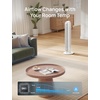 image:imageDREO Tower Fan for Bedroom 28fts Velocity 20dB Ultra Quiet 8 Speeds  2026 Upgraded DC Motor 90 Oscillating 4 Modes Standing Fan Bladeless Fan for Indoors Floor Fans with Remote BlackWhite