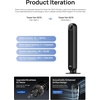 image:imageDREO Tower Fan for Bedroom 28fts Velocity 20dB Ultra Quiet 8 Speeds  2026 Upgraded DC Motor 90 Oscillating 4 Modes Standing Fan Bladeless Fan for Indoors Floor Fans with Remote BlackPure Black