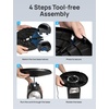 image:imageDREO Tower Fan for Bedroom Upgraded DC 28fts Velocity 20dB Quiet Fan  9 Speeds Standing Fan 90 Oscillating Cooling Fan 4 Modes 12H Timer Bladeless Fan Powerful for Home BlackBlack