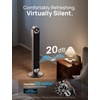 image:imageDREO Tower Fan for Bedroom Upgraded DC 28fts Velocity 20dB Quiet Fan  9 Speeds Standing Fan 90 Oscillating Cooling Fan 4 Modes 12H Timer Bladeless Fan Powerful for Home BlackStarlight