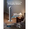 image:imageDREO Tower Fan for Bedroom Upgraded DC 28fts Velocity 20dB Quiet Fan  9 Speeds Standing Fan 90 Oscillating Cooling Fan 4 Modes 12H Timer Bladeless Fan Powerful for Home BlackWhite