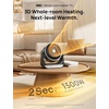image:imageDREO Whole Room Heater 3D Oscillating Heating Space Heaters for Indoor Use  60 Vertical amp 90 Horizontal Oscillation 12 fts LongRange Circulator 3 Heat amp 3 Fan Settings Bedroom Office BlackBlack