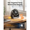 image:imageDREO Whole Room Heater 3D Oscillating Heating Space Heaters for Indoor Use  60 Vertical amp 90 Horizontal Oscillation 12 fts LongRange Circulator 3 Heat amp 3 Fan Settings Bedroom Office BlackBlack