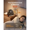 image:imageDREO Whole Room Heater 3D Oscillating Heating Space Heaters for Indoor Use  60 Vertical amp 90 Horizontal Oscillation 12 fts LongRange Circulator 3 Heat amp 3 Fan Settings Bedroom Office BlackBlack