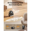 image:imageDREO Whole Room Heater 3D Oscillating Heating Space Heaters for Indoor Use  60 Vertical amp 90 Horizontal Oscillation 12 fts LongRange Circulator 3 Heat amp 3 Fan Settings Bedroom Office BlackBlack