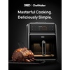 image:imageDreo ChefMaker Combi Fryer Cook like a pro with just the press of a button Smart Air Fryer Cooker with Cook probe Water Atomizer 3 professional cooking modes 6 QT