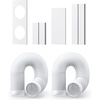 image:imageDREO Adjustable Portable Air Conditioner Window Vent Kit for Dual Hose with 59 Inch Exhaust Duct Upgraded Seamless Window Panel Kit for Sliding Windows Doors Compatible with AC318S amp AC319S