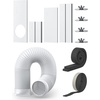 image:imageDREO Adjustable Portable Air Conditioner Window Vent Kit with 59 Inch Exhaust Duct Upgraded Seamless Window Panel Kit for Sliding Windows Doors