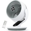 image:imageDREO Fan for Bedroom 13Inch Oscillating Table Air Circulator Fan for Whole Room 120 Tilt Adjustment 25dB UltraQuiet 75ft Powerful Airflow 4 Speeds Desk Fans with Remote for Home OfficeWhite