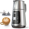 image:imageDREO Milk Frother Allin1 Electric Foam Maker for Coffee 15oz450ml Automatic Foam Frother for Latte Artlevel Microfoam 30 Drinks Easy to Clean Dishwasher Safe LED displaySliver Grey