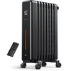 image:imageDREO Oil Filled Radiator Heater 1500W Electric Heaters for Indoor Use Safety Heat for Large Room with Remote 8 Fins 4 Modes Digital Thermostat Overheat amp TipOver Protection 24H Timer Quiet