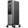 image:imageDREO Radiator Heater Quiet Electric Space Heater for Indoor Use Large Room  Dual Knobs Energy Saving 8 Safety Protection 1500W Quiet Oil Filled Radiator for Bedroom Adjustable Thermostat GreyGray