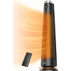 image:imageDREO Space Heater Large Room 120 Oscillation 30 Heaters with Remote  Adjustable Thermostat 5 Heat amp 3 Fan levels 8 Safety Protection ECO Mode 112H Timer 25dB Quiet Heater for Office BlackGold