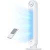image:imageDREO Tower Fan for Bedroom 28fts Velocity 20dB Ultra Quiet 8 Speeds  2026 Upgraded DC Motor 90 Oscillating 4 Modes Standing Fan Bladeless Fan for Indoors Floor Fans with Remote BlackWhite