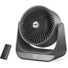 image:imageDREO Whole Room Heater 3D Oscillating Heating Space Heaters for Indoor Use  60 Vertical amp 90 Horizontal Oscillation 12 fts LongRange Circulator 3 Heat amp 3 Fan Settings Bedroom Office BlackGrey