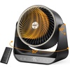 image:imageDREO Whole Room Heater 3D Oscillating Heating Space Heaters for Indoor Use  60 Vertical amp 90 Horizontal Oscillation 12 fts LongRange Circulator 3 Heat amp 3 Fan Settings Bedroom Office BlackBlack
