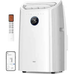 image:imageDREO Portable Air Conditioner 516S 14000 BTU ASHRAE 10000 BTU DOE Smart AC Unit for Bedroom with Drainagefree Cooling FanampDehumidifier 3 in 1 APPVoiceRemote Quiet Standing AC for Room IndoorsWhite Inverter