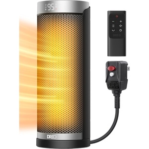 image:imageDREO Space Heaters for Indoor Use with Thermostat 1500W Electric Heaters  Fast Heating Quiet Operation 70 Oscillation Remote Control 12H Timer ECO Mode ETLCertified Safety Heat for Large RoomSilver