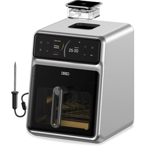 image:imageDreo ChefMaker Combi Fryer Cook like a pro with just the press of a button Smart Air Fryer Cooker with Cook probe Water Atomizer 3 professional cooking modes 6 QT