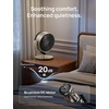 image:imageDREO 16 Inch 20dB Quiet Smart Fans for Bedroom DC Room Fan with Remote 120120 Oscillating Fan 6 Modes 9 Speeds 12H TimerWorks AlexaGoogleWiFiVoice Control Silver Oversize DRHAF004SStarlight