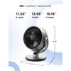 image:imageDREO 16 Inch 20dB Quiet Smart Fans for Bedroom DC Room Fan with Remote 120120 Oscillating Fan 6 Modes 9 Speeds 12H TimerWorks AlexaGoogleWiFiVoice Control Silver Oversize DRHAF004SSilver