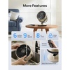 image:imageDREO 16 Inch 20dB Quiet Smart Fans for Bedroom DC Room Fan with Remote 120120 Oscillating Fan 6 Modes 9 Speeds 12H TimerWorks AlexaGoogleWiFiVoice Control Silver Oversize DRHAF004SStarlight