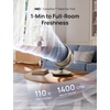 image:imageDREO 16 Inch 20dB Quiet Smart Fans for Bedroom DC Room Fan with Remote 120120 Oscillating Fan 6 Modes 9 Speeds 12H TimerWorks AlexaGoogleWiFiVoice Control Silver Oversize DRHAF004SStarlight