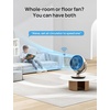 image:imageDREO 16 Inch 20dB Quiet Smart Fans for Bedroom DC Room Fan with Remote 120120 Oscillating Fan 6 Modes 9 Speeds 12H TimerWorks AlexaGoogleWiFiVoice Control Silver Oversize DRHAF004SGold