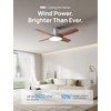 image:imageDREO Ceiling Fan 44 Inch Low Profile Ceiling Fan with Light and Remote 5CCT LED 6Level Dimmable 6Speed Reversible Motor 22 dB Timer EasyInstall Black Flush Mount for BedroomSilver