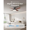 image:imageDREO Ceiling Fans with Lights 44 Flush Mount Smart Ceiling Fan RemoteBlack