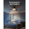 image:imageDREO Ceiling Fans with Lights 44 Flush Mount Smart Ceiling Fan RemoteBlack