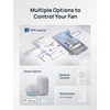 image:imageDREO Ceiling Fans with Lights 44 Flush Mount Smart Ceiling Fan RemoteSilver
