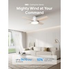 image:imageDREO Ceiling Fans with Lights 44 Flush Mount Smart Ceiling Fan RemoteWhite