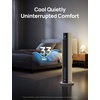 image:imageDREO Evaporative Air Swamp Cooler 43 Cooling Fans that Blow Cold Air  2026 Upgraded 80 Oscillating Floor Fan for Bedroom Easy Cleaning APP Control Ice Pack 4 Speeds 4 Modes 12H Timer WhiteWhite