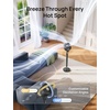 image:imageDREO Fan for Bedroom 2026 New model120100 OmniDirectional Oscillating Fan 96ft DC Motor 20 dB Quiet Standing Pedestal Fans 9 Speeds 3 Modes Remote 3742 Adjustable Height 8H TimerBlack Standard