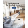 image:imageDREO Fan for Bedroom 2026 Upgraded 90ft Airflow 20dB Quiet Fan 90 Oscillating Standing Fan for Whole Room DC Motor 8H Speeds 3 Modes 3842 Adjustable Height 8H Timer 105 Manual VerticalBlack