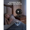 image:imageDREO Fan for Bedroom Desk Air Circulator Fans with Remote 11 Inch Table Fan for Whole Room 65ft Powerful Airflow 120 Vertical Manual and 90 Oscillating 4 Speeds 8H Timer 25dB Quiet HomeBlack