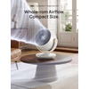 image:imageDREO Fan for Bedroom Desk Air Circulator Fans with Remote 11 Inch Table Fan for Whole Room 65ft Powerful Airflow 120 Vertical Manual and 90 Oscillating 4 Speeds 8H Timer 25dB Quiet HomePury White