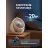 image:imageDREO Fan for Bedroom Table Air Circulator for Whole Room 11 Inch 60ft Strong Airflow 120 adjustable tilt 20db Low Noise Quiet 3 Speeds Desk Fan for HomeOffice KitchenWhite