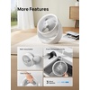 image:imageDREO Fan for Bedroom Table Air Circulator for Whole Room 11 Inch 60ft Strong Airflow 120 adjustable tilt 20db Low Noise Quiet 3 Speeds Desk Fan for HomeOffice KitchenWhite