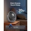 image:imageDREO Fan for Bedroom Table Air Circulator for Whole Room 11 Inch 60ft Strong Airflow 120 adjustable tilt 20db Low Noise Quiet 3 Speeds Desk Fan for HomeOffice KitchenGrey